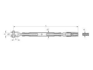 zatezač sajle 200-250mm dimenzije