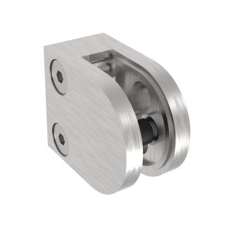 Držač stakla tip D50, za kvadratne stupove, Inox A2, brušeno