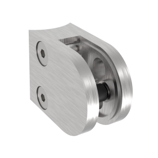 Držač stakla tip D50, za okrugle stupove ∅42,4, Inox A2, brušeno