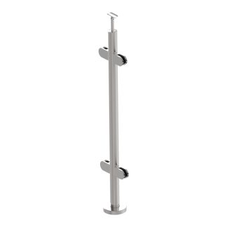 inox stup za staklenu ogradu srednji