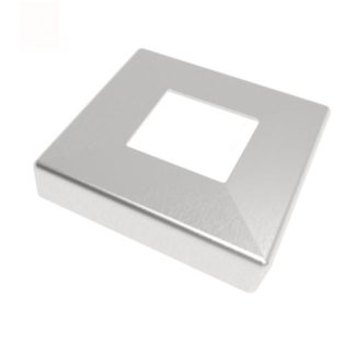 kvadratna rozeta za stup 50x50 inox