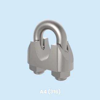 Stezaljka za sajle 5mm, Inox A4 brušeno